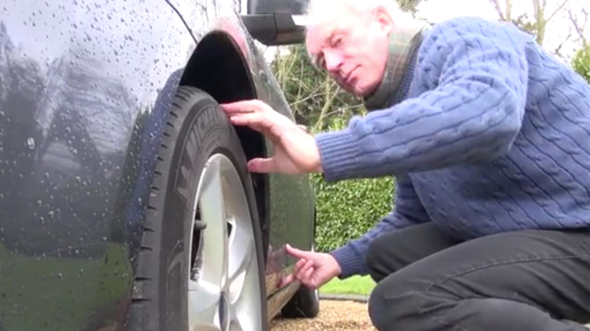 Checking tyres