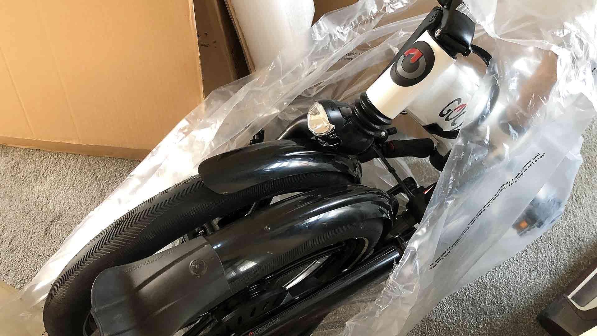 Gocycle GX unboxing