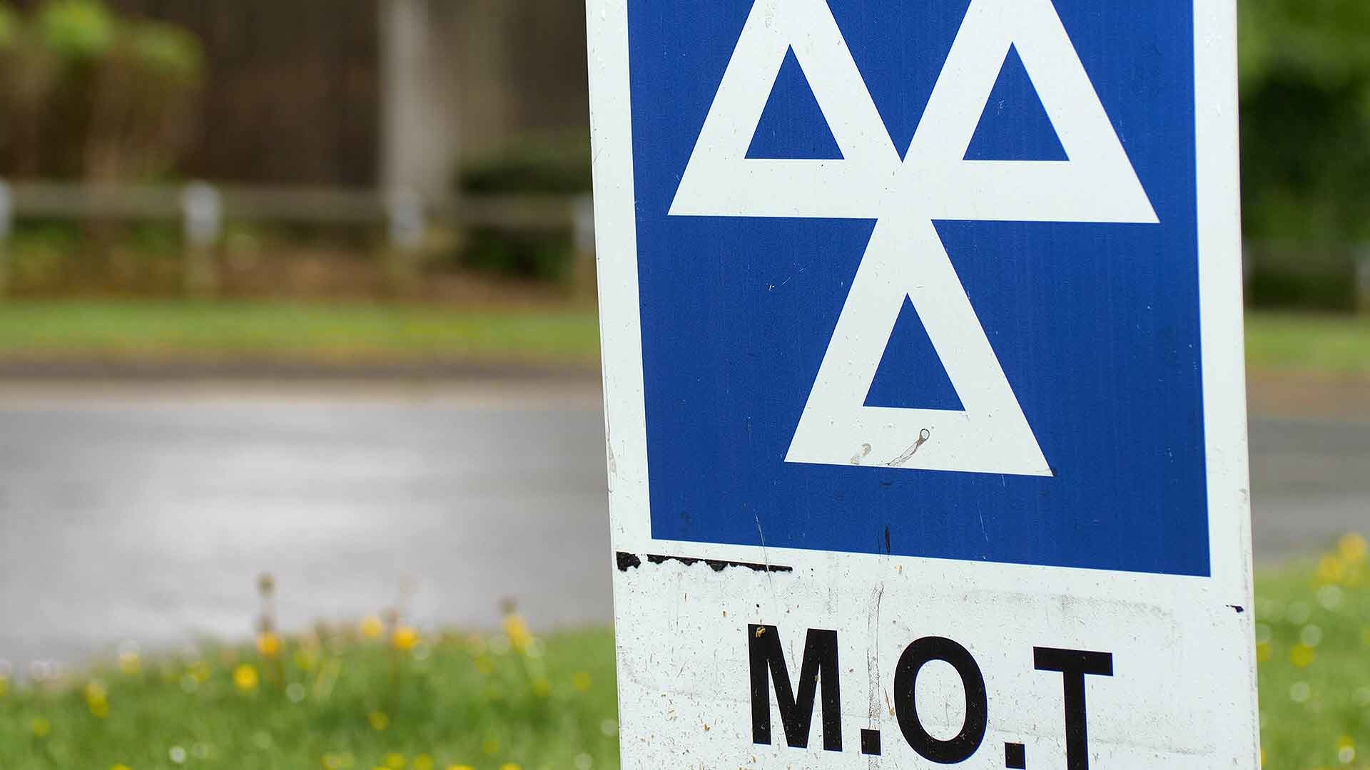 MOT sign