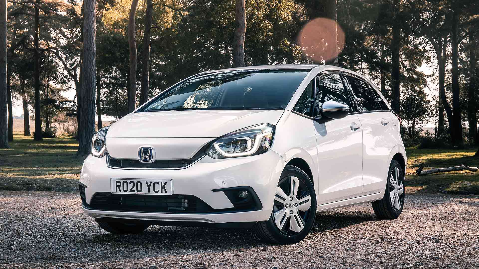 2020 Honda Jazz parked up