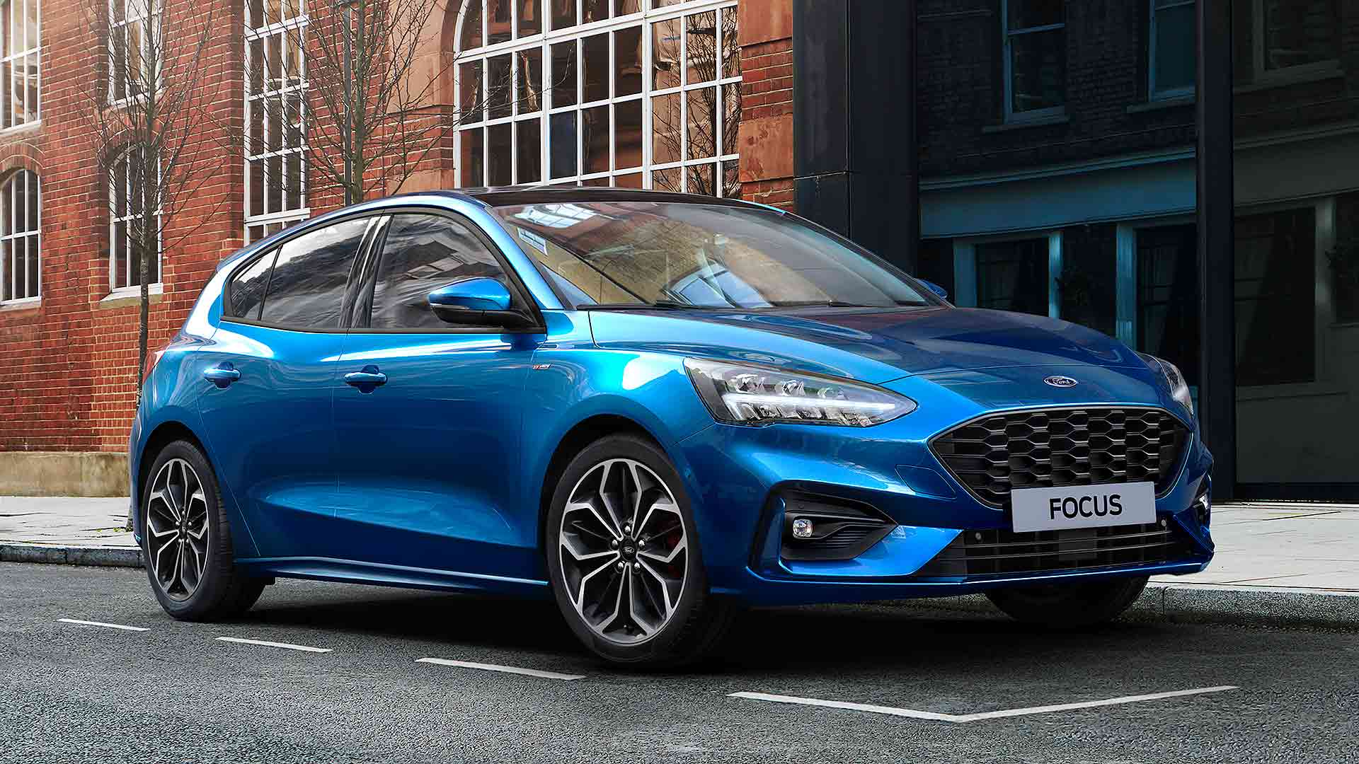 2020 Ford Focus Ecoboost Hybrid in blue