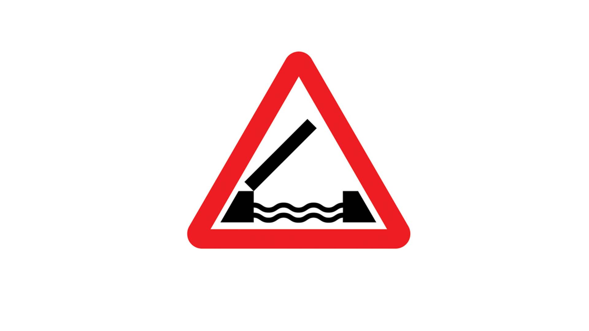 Opening or swing bridge ahead