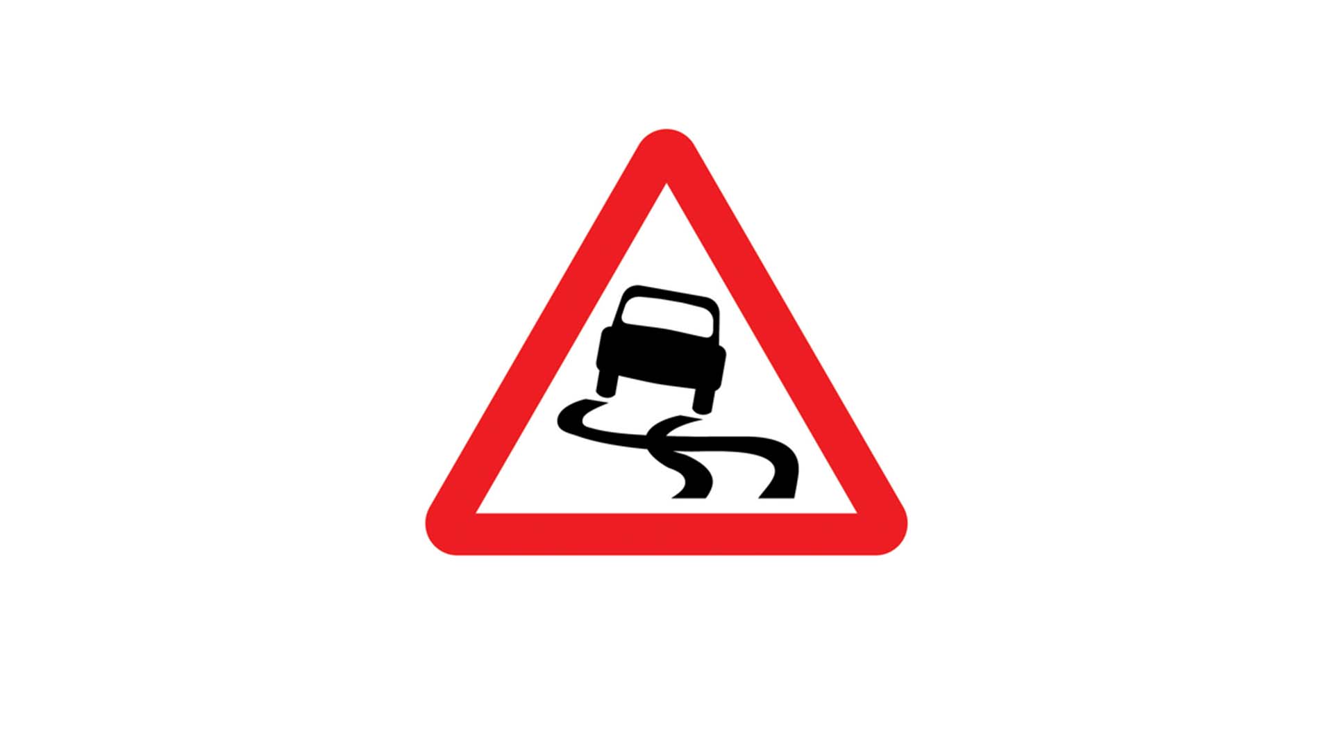 Slippery road ahead