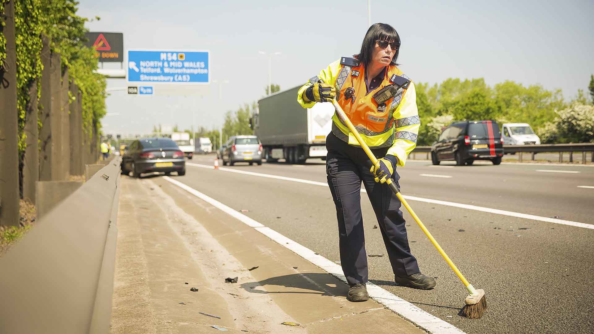 Highways England patrol officer