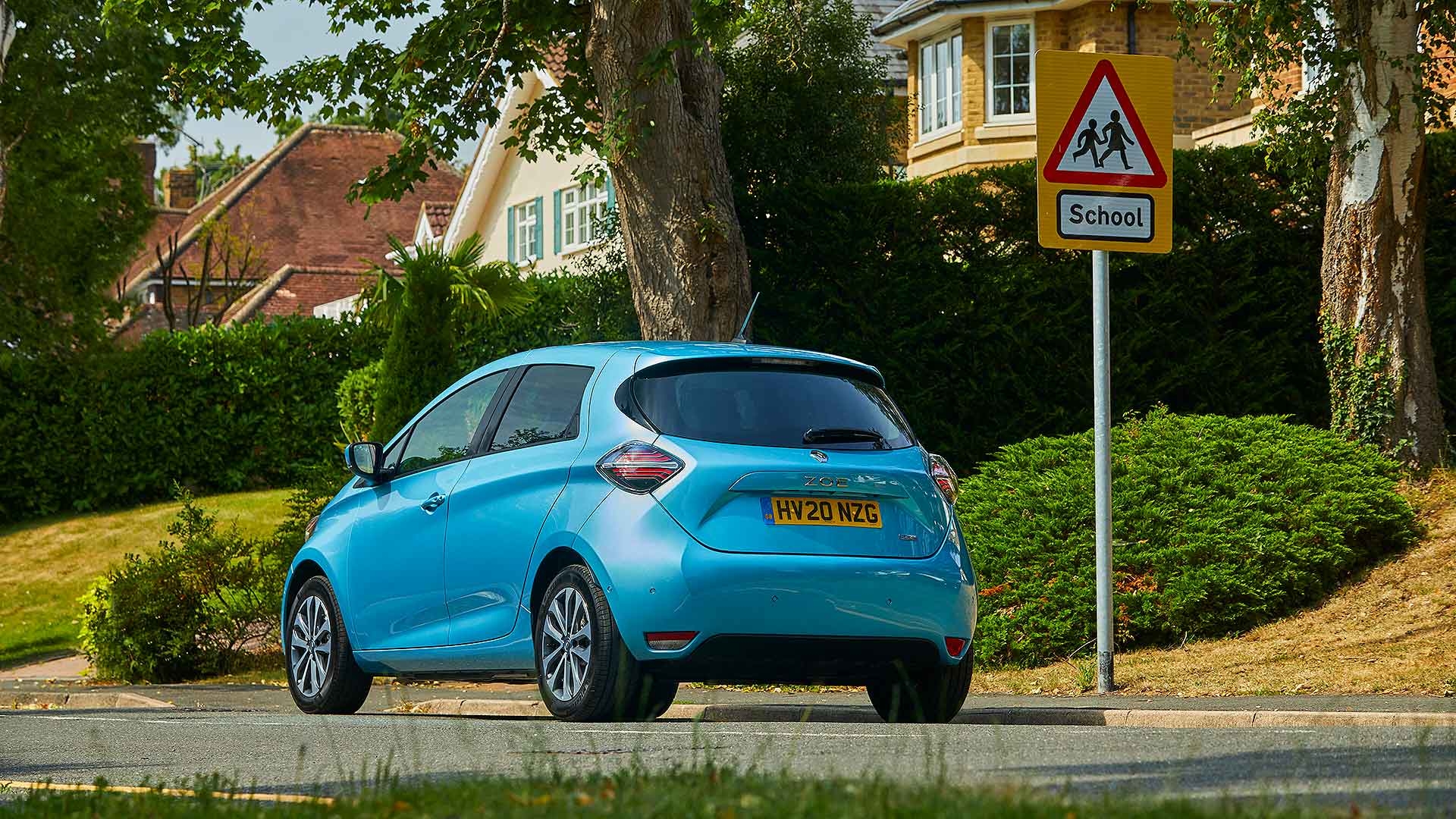 Renault Zoe zero emissions school run