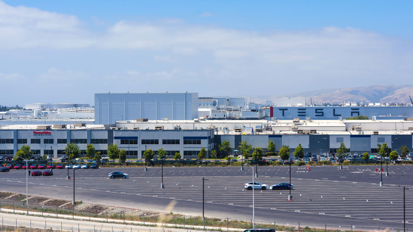 Tesla factory opens