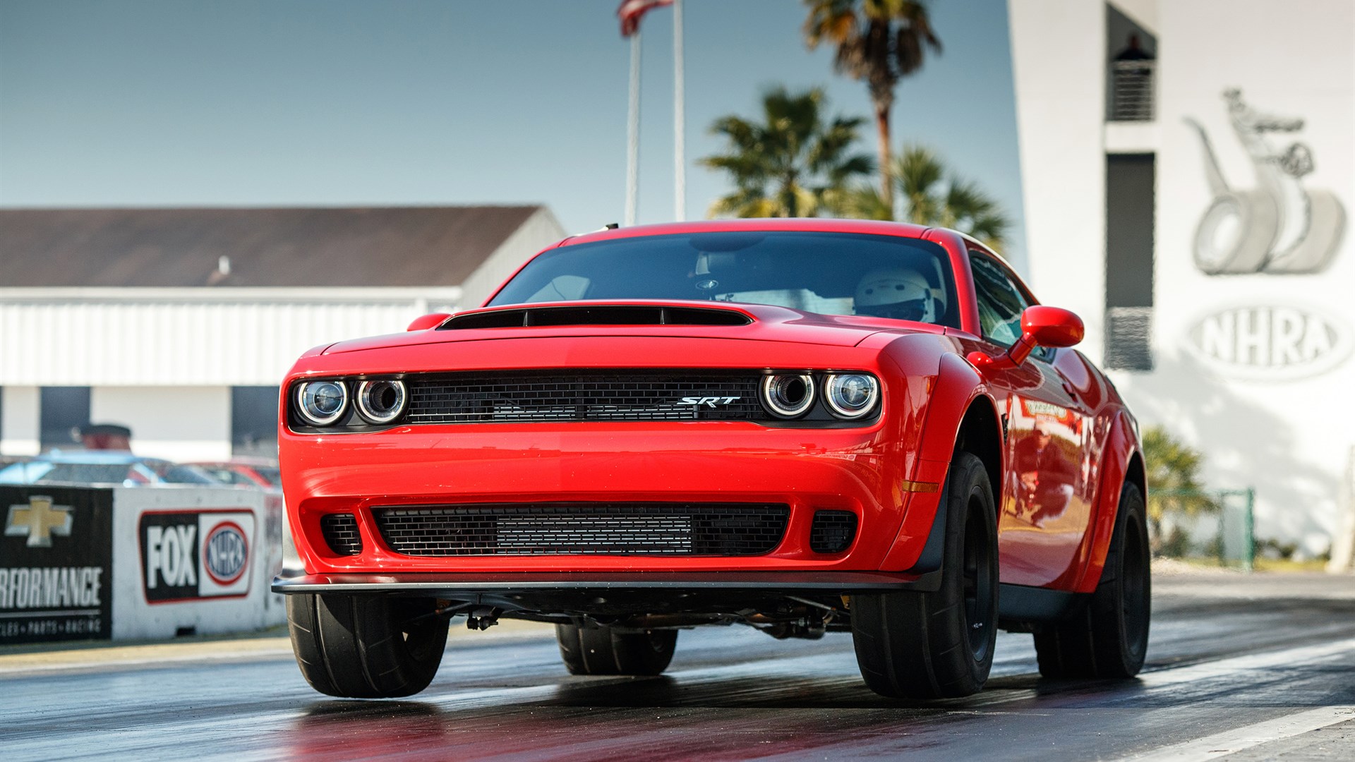 Longest production car wheelie