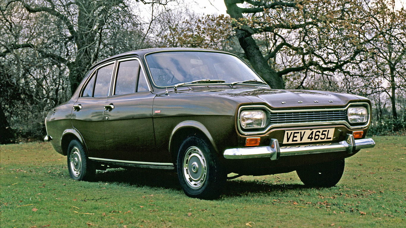 The first Escort four-door