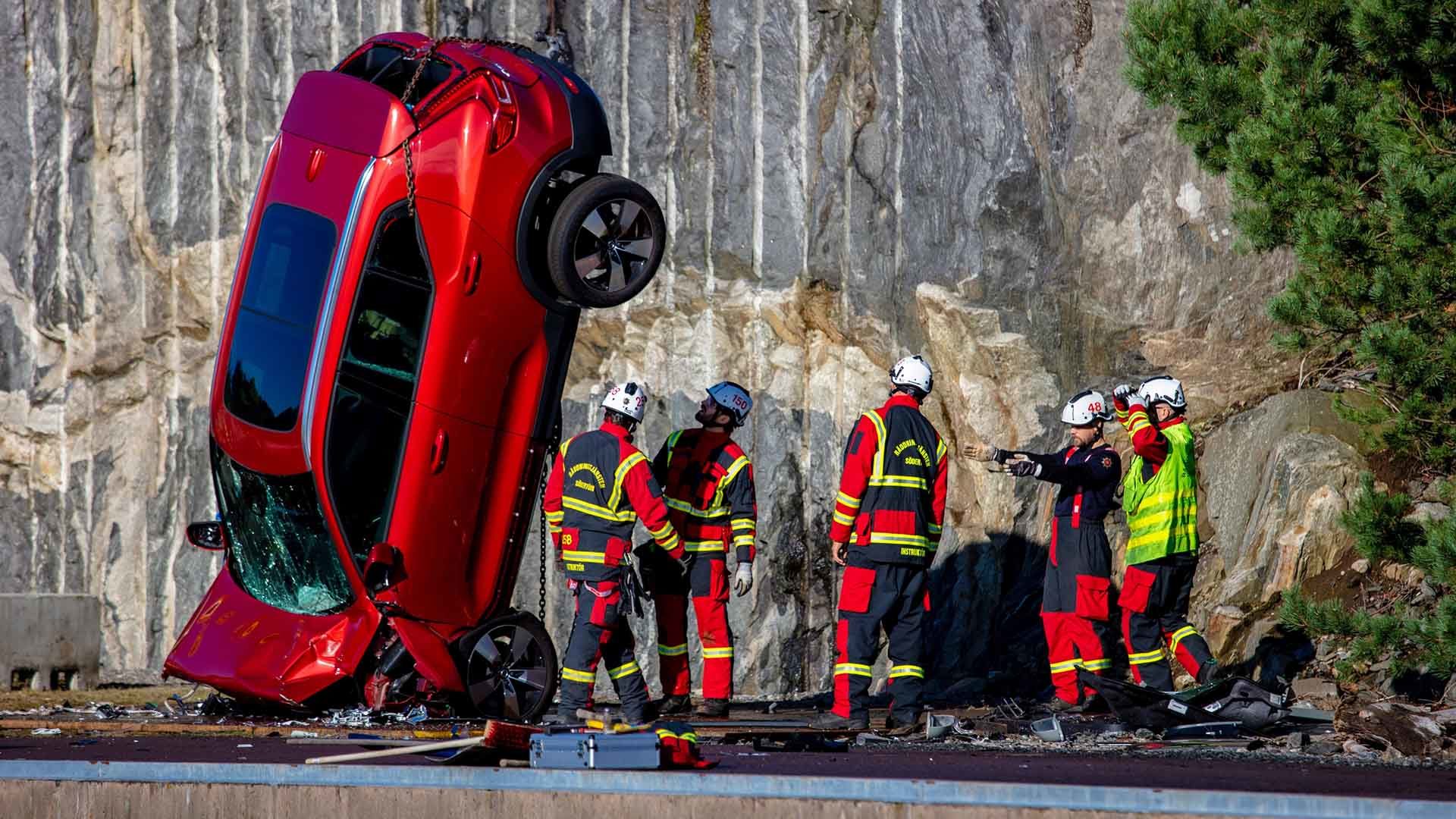 Volvo safety test