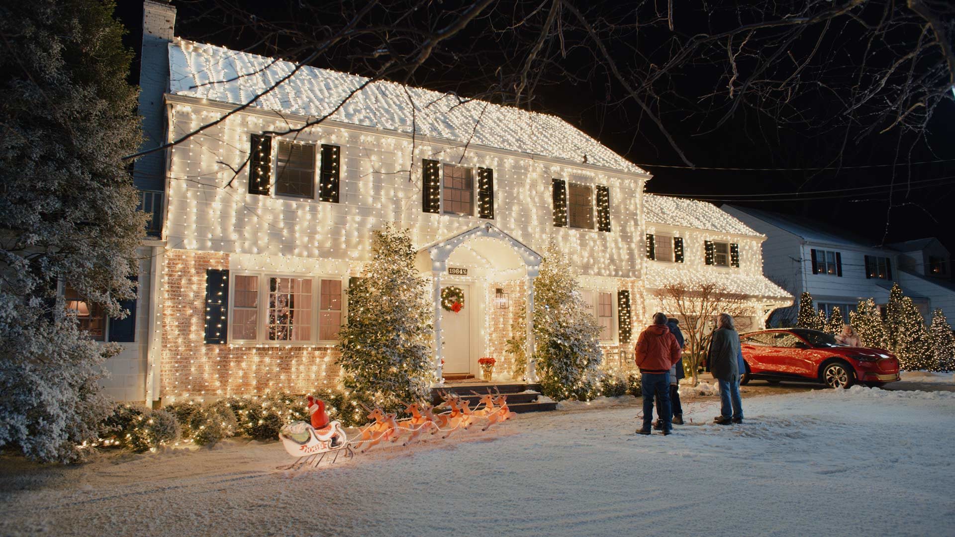 Ford Mustang Mach-E Christmas Vacation