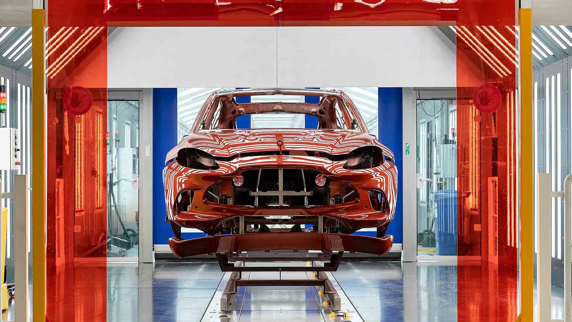 Aston MartinDBX manufacturing St Athan