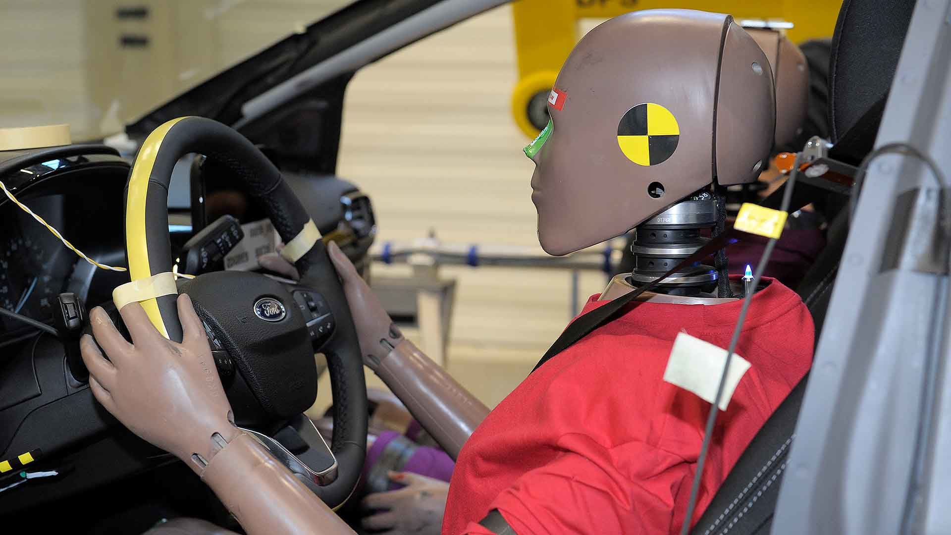 Euro NCAP crash test dummy