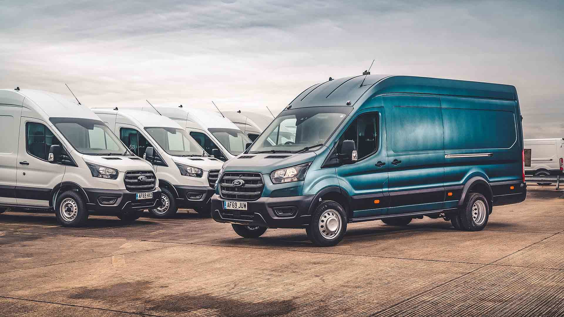 Ford new van range