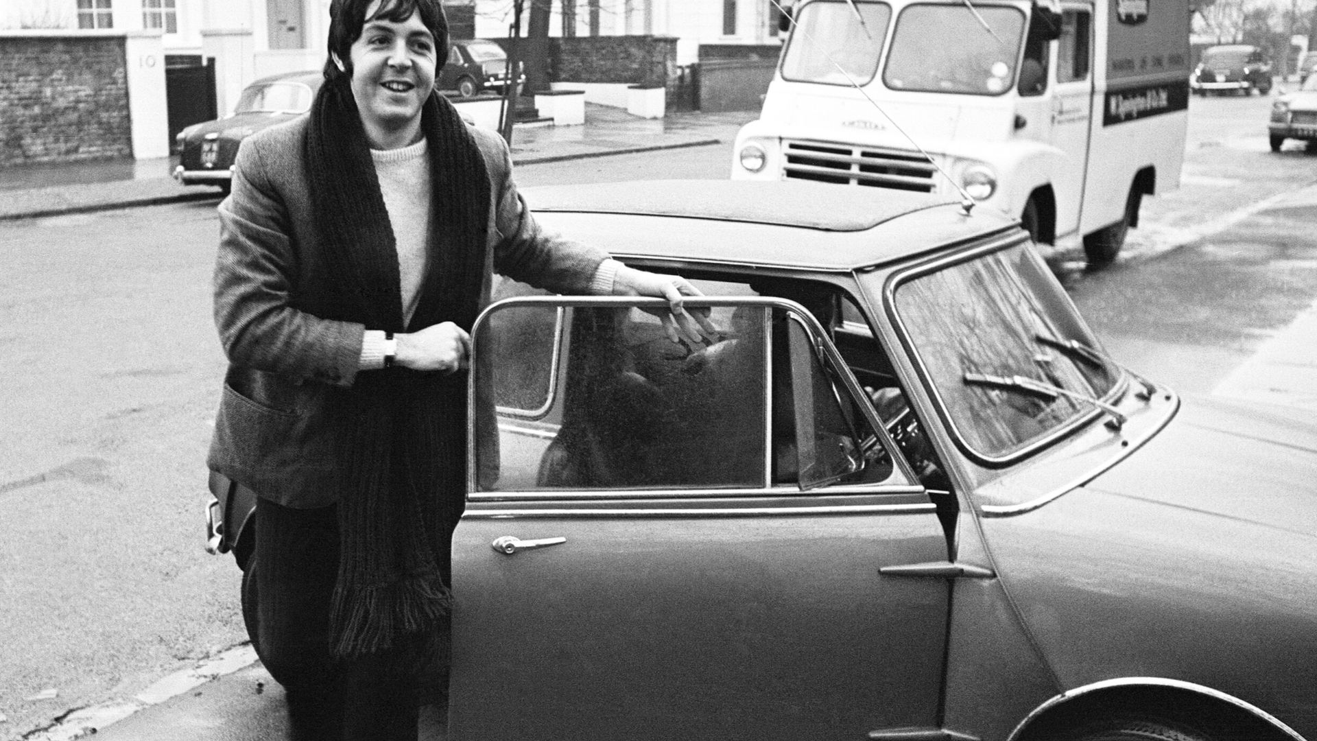 McCartney and a Mini