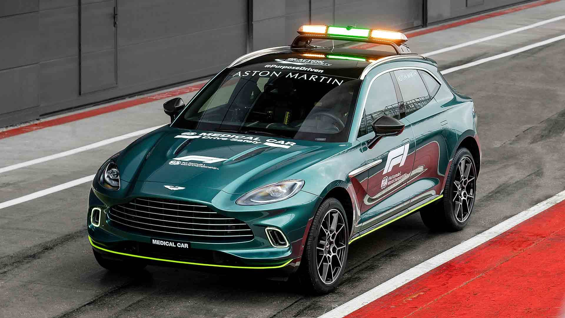 Aston Martin F1 safety cars