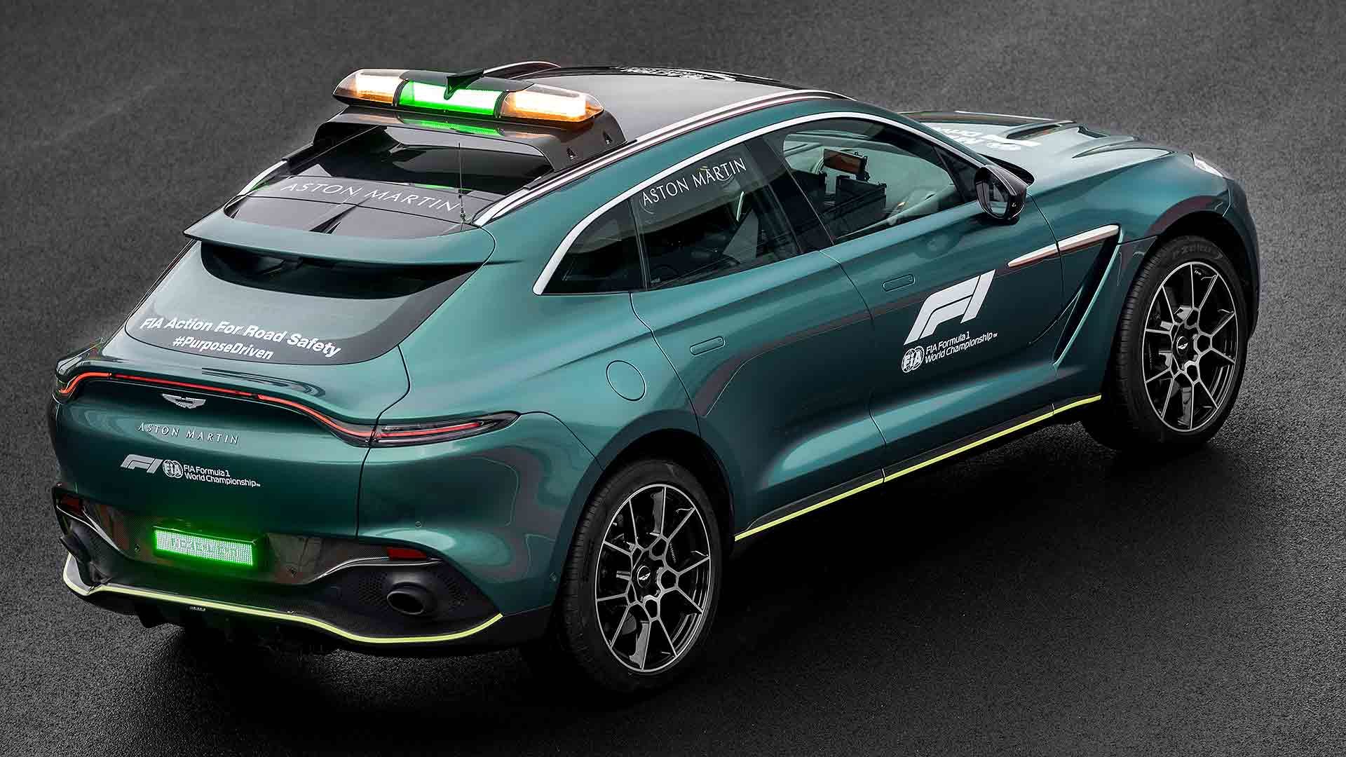 Aston Martin DBX Official Medical Car of Formula One