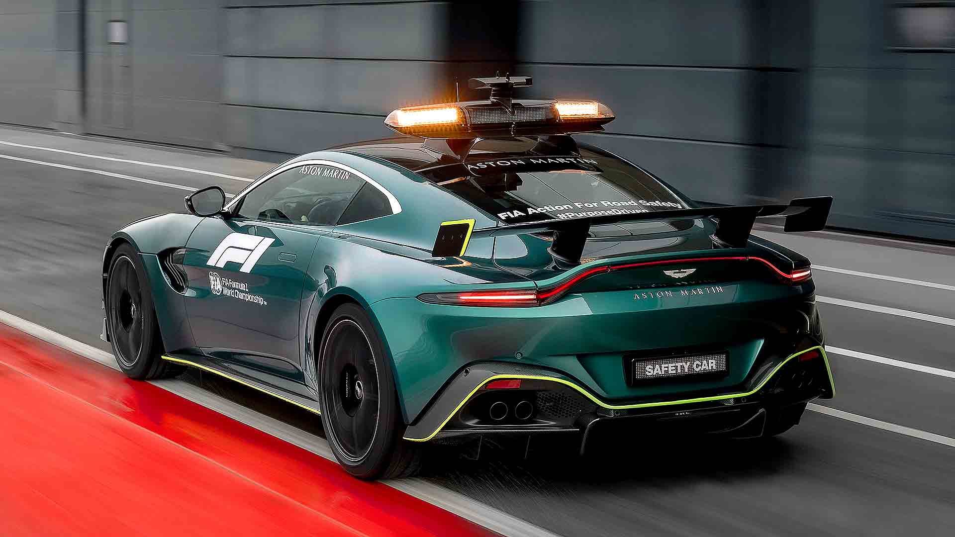 Aston Martin F1 safety cars