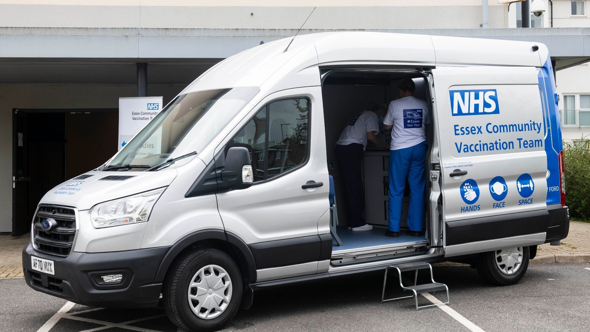 Ford Transit vaccine van