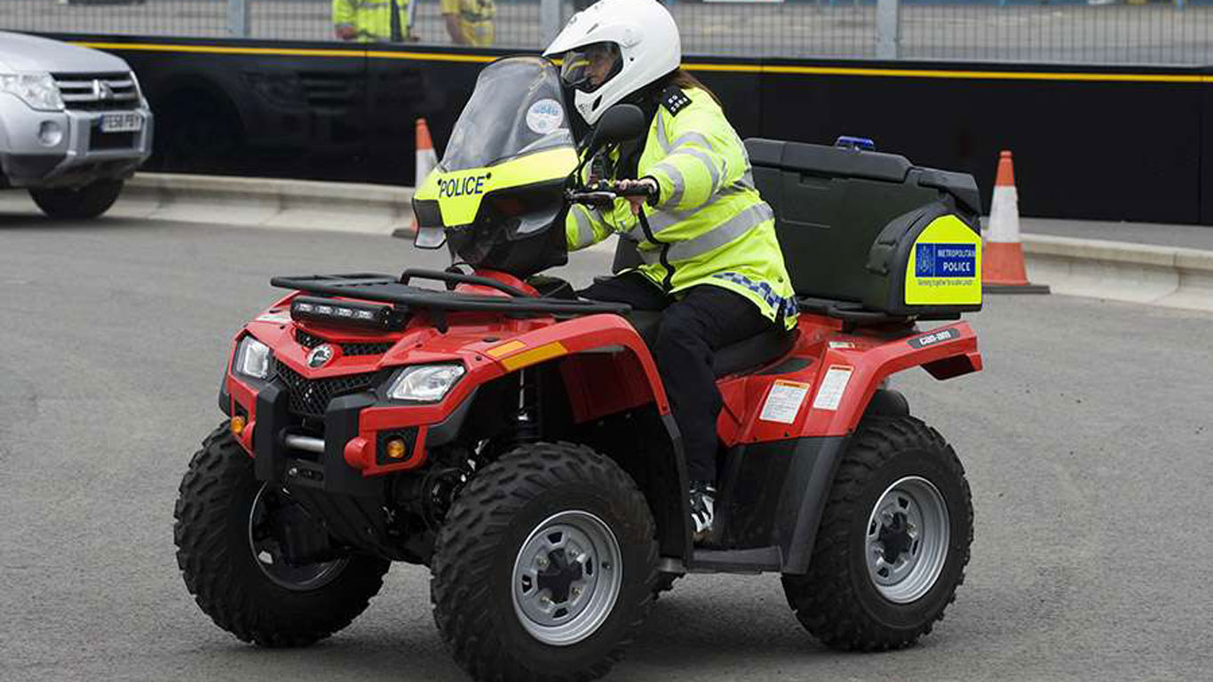 Police quad bike