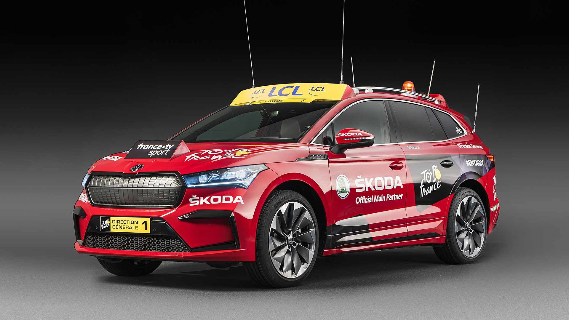 SKODA Enyaq iV Tour de France