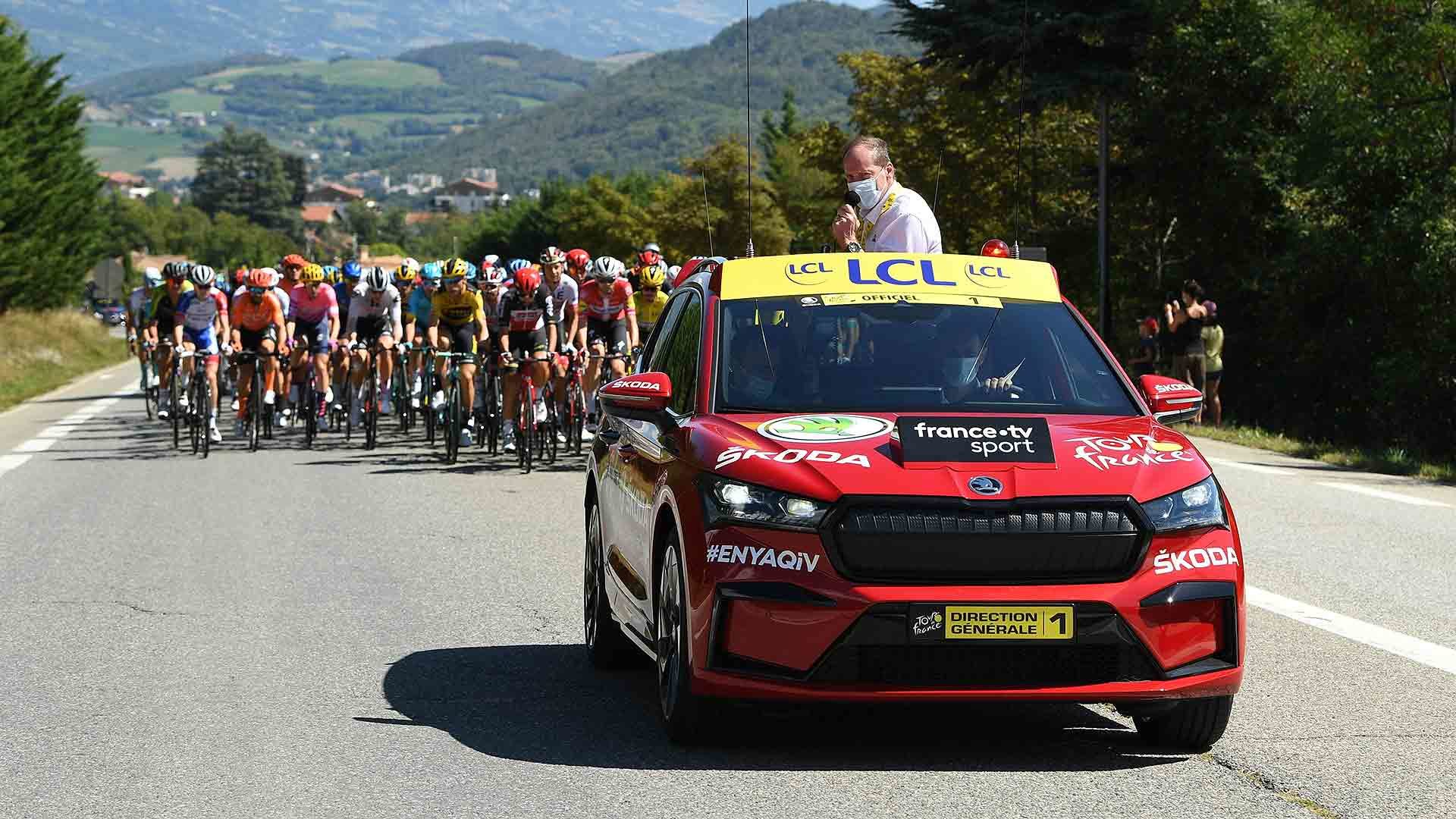 SKODA Enyaq iV Tour de France