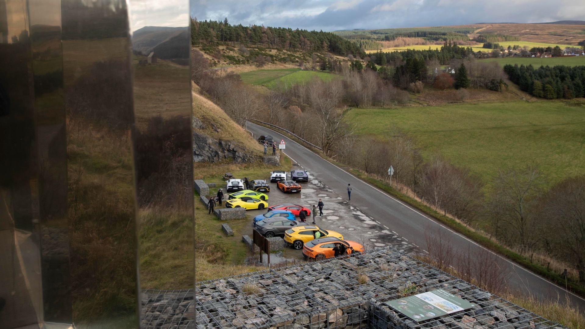 Lamborghini road-trip