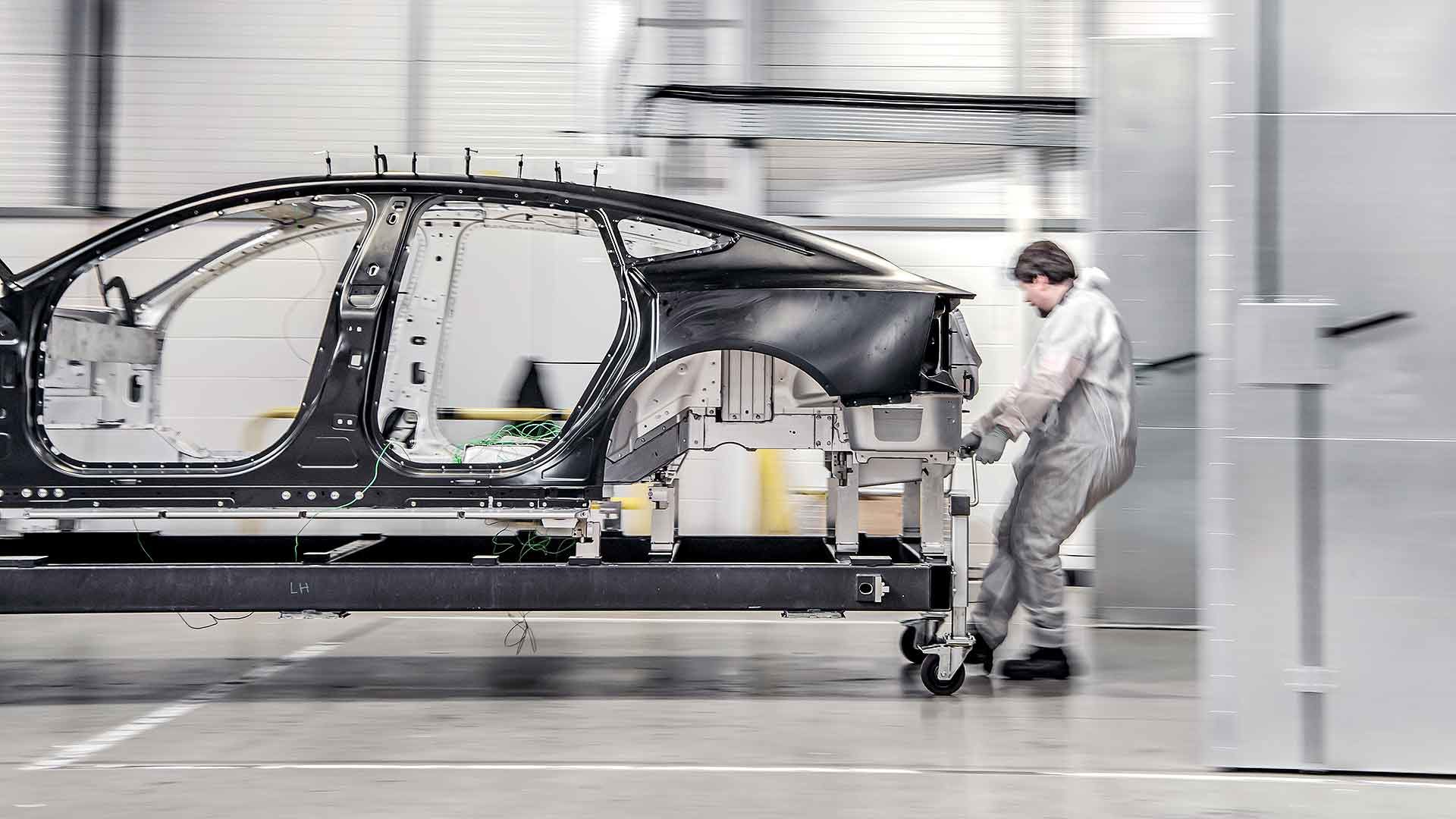 Polestar bonded aluminium platform