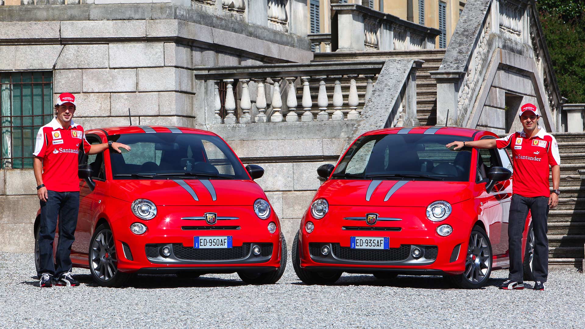 Abarth 695 Tributo Ferrari for Alonso and Massa