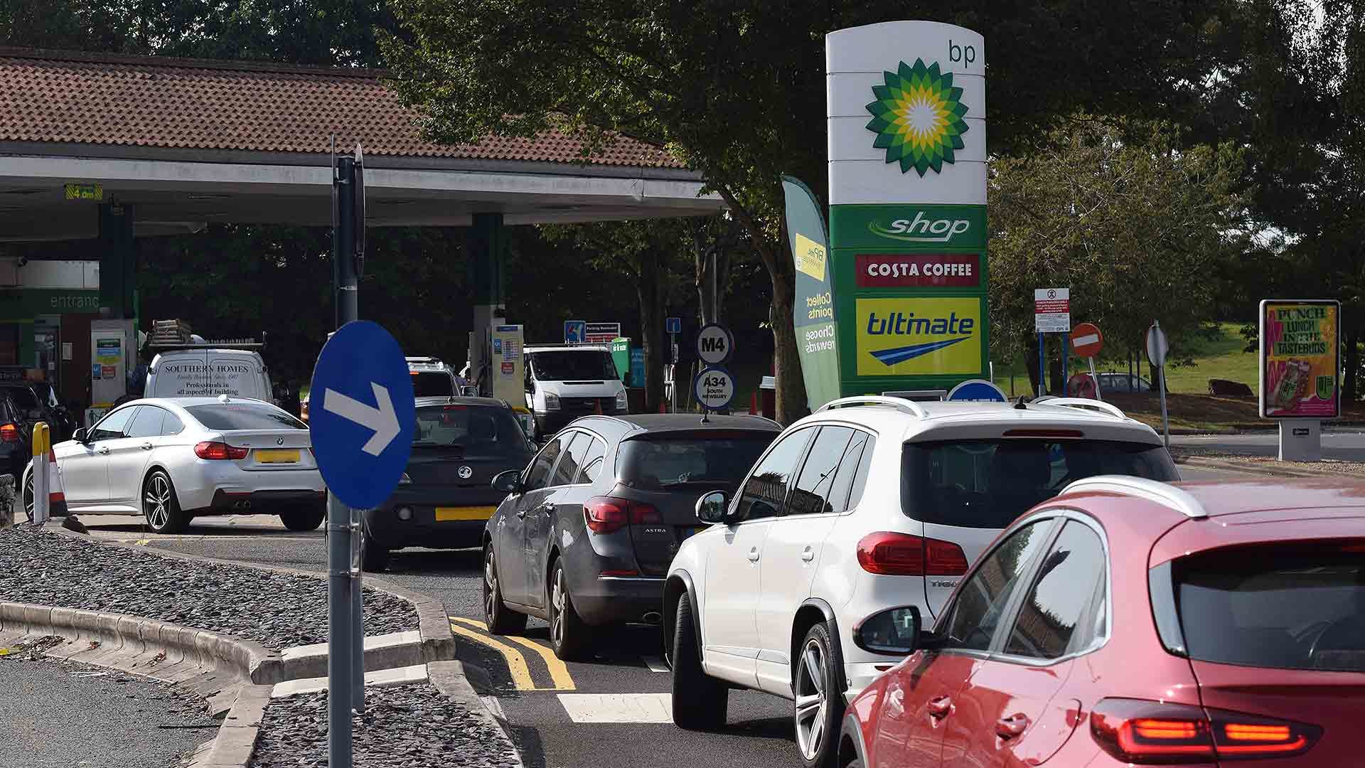 BP filling station