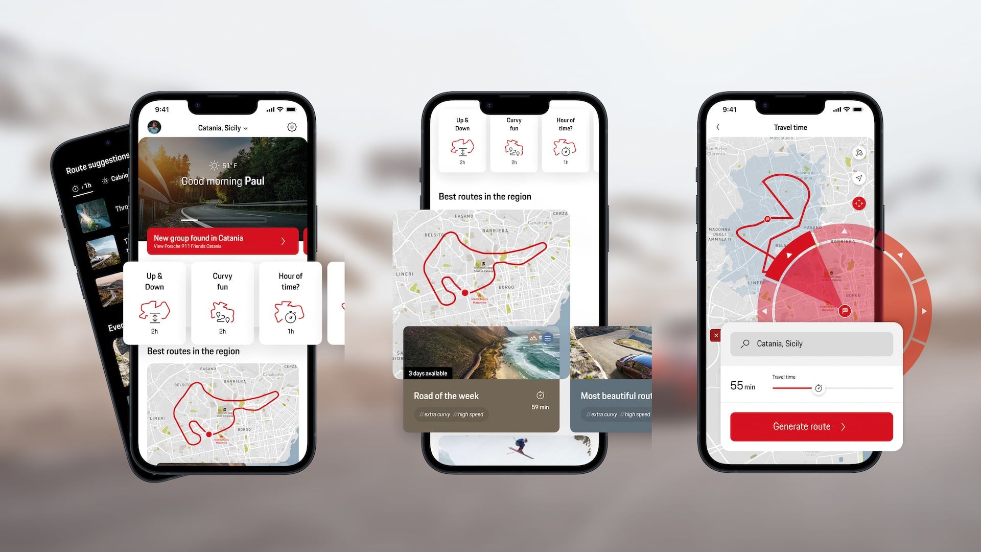 Updated Porsche ROADS App