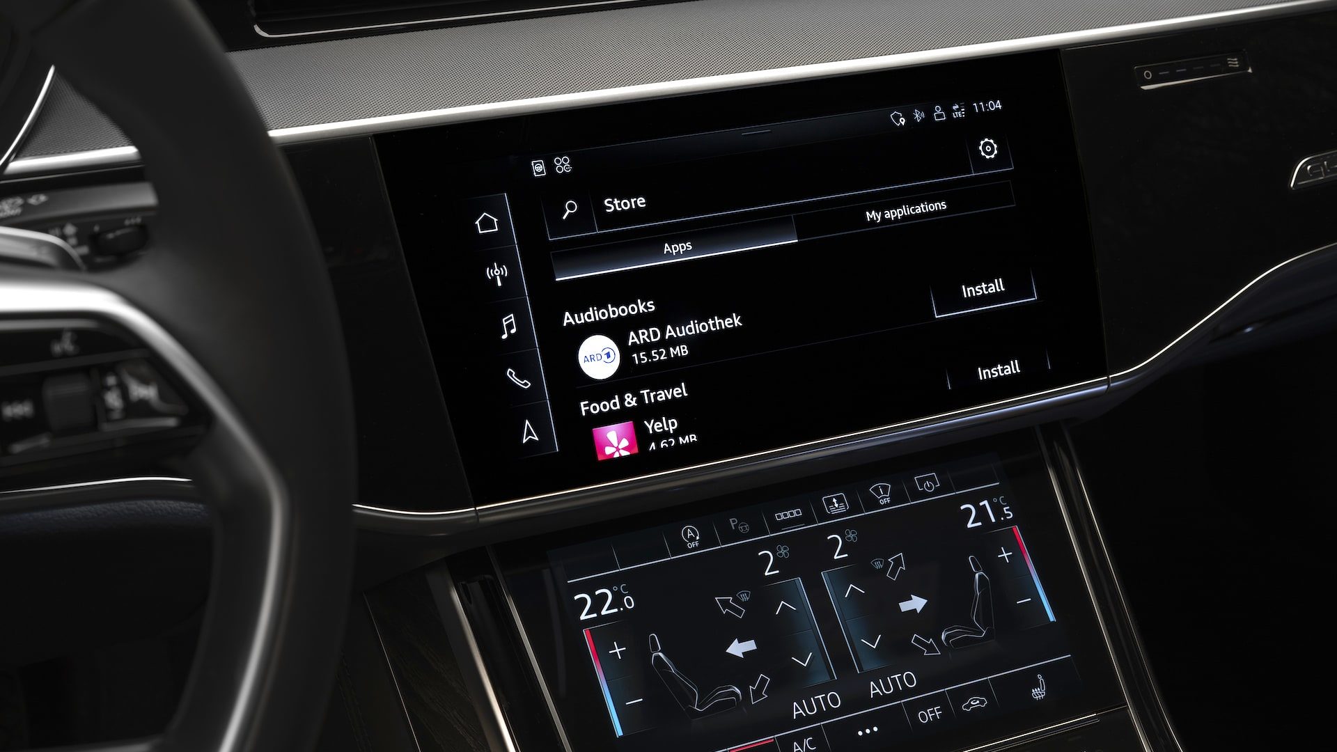 Audi MMI Infotainment App Store