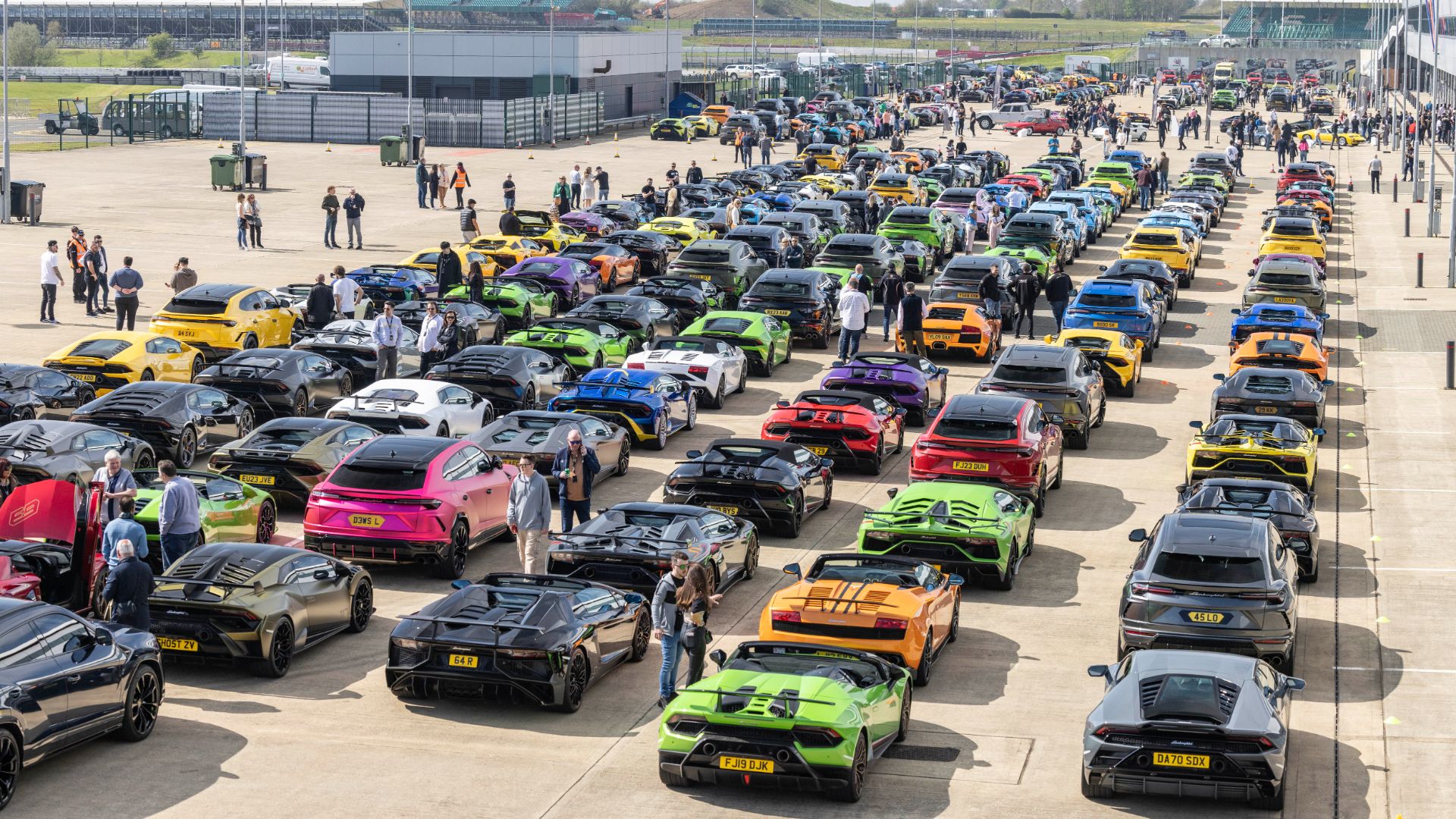 Lamborghini 60th anniversary at Silverstone