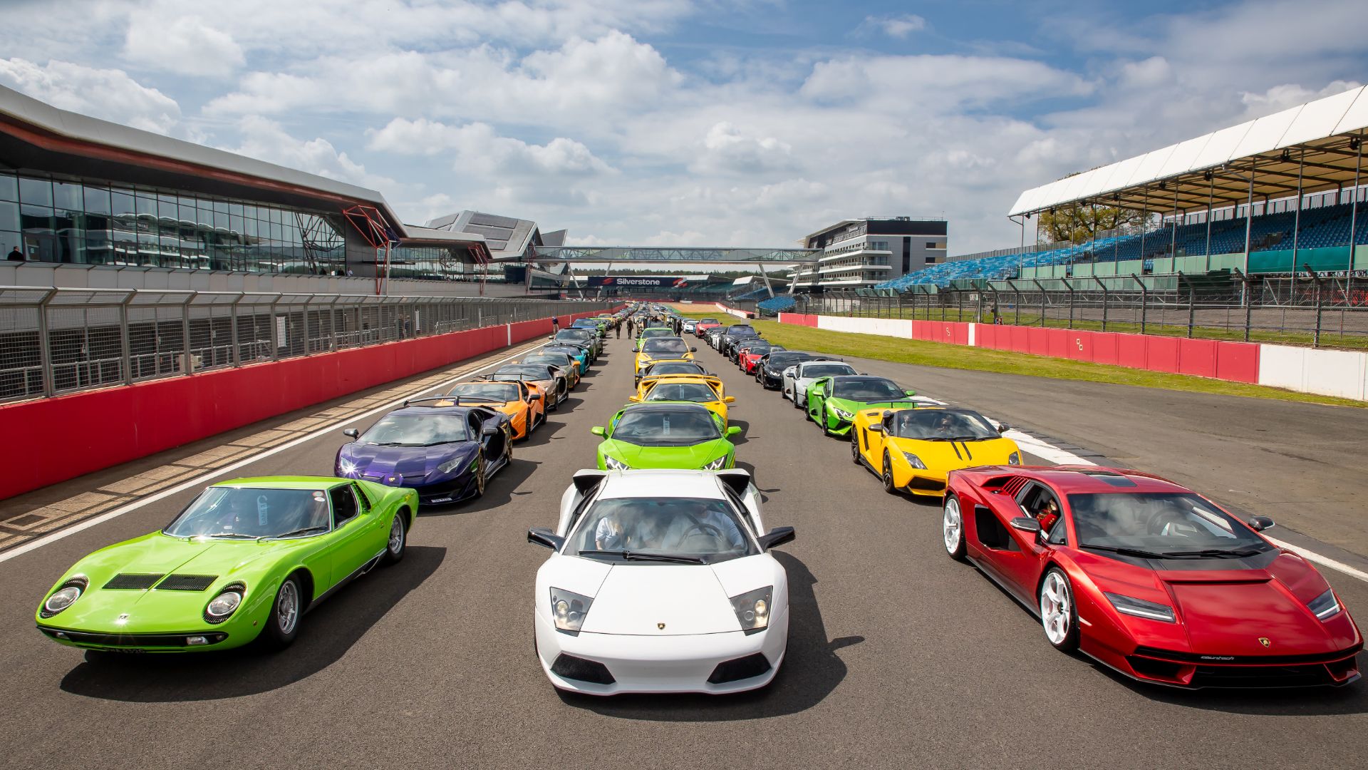 Lamborghini 60th anniversary at Silverstone