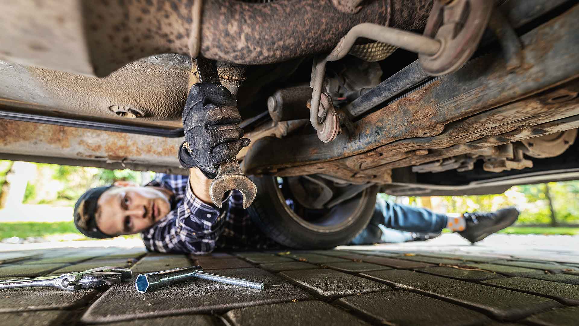 DIY car servicing